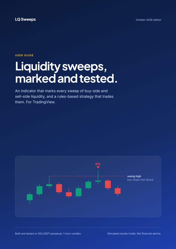 The cover of the LQ Sweeps user guide